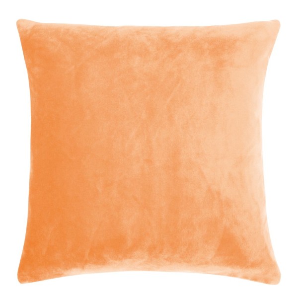 Pad Kissenhülle SMOOTH Samtoberfläche in soft orange 50 x 50 cm