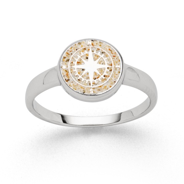 DUR Ring "Kompass“ 925er Sterling-Silber