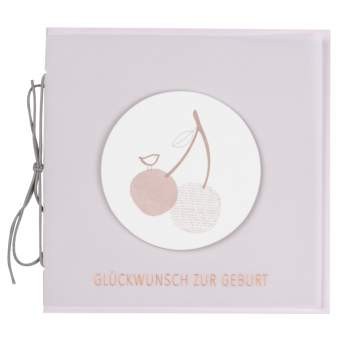 Räder Willkommenskarte Geburt "Glückwunsch zur Geburt" in rosa