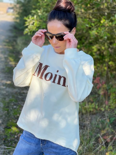 Sweater MOIN Frottee creme