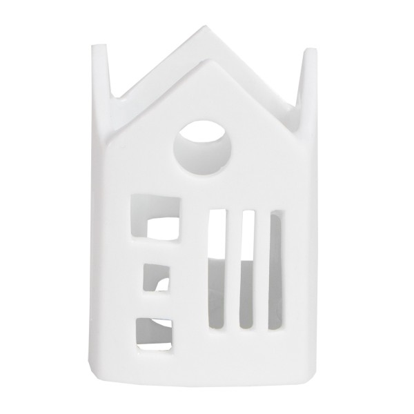 Räder Serviettenring "Haus mit rundem Fenster" aus Porzellan weiß