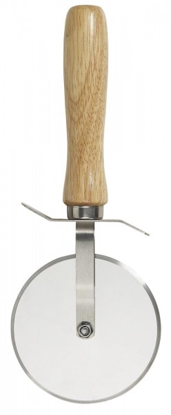 IB Laursen Pizzarad aus Edelstahl mit Holzgriff