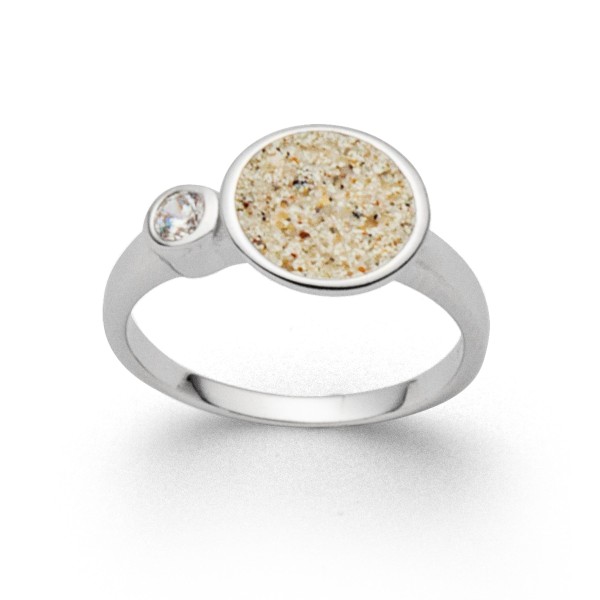 DUR Ring "Polarstern“ 925er Sterling-Silber mit Zirkonia