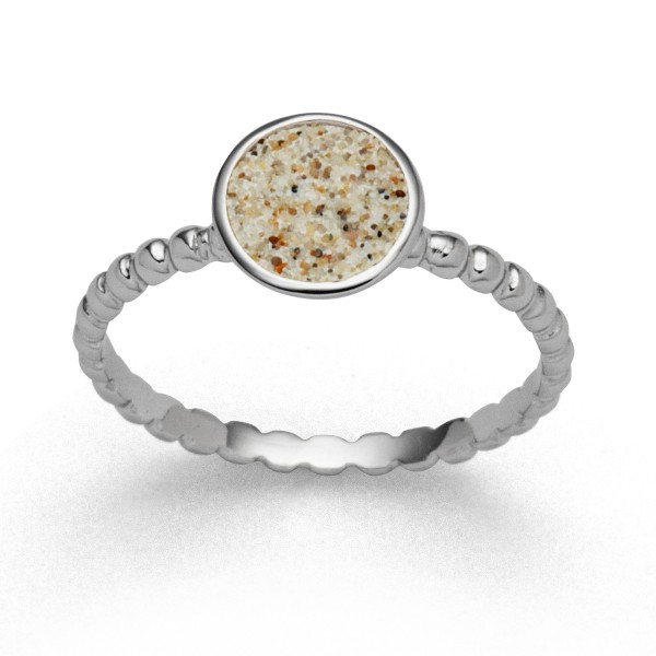DUR Ring "Sandschale 2.0“ 925er Sterling-Silber