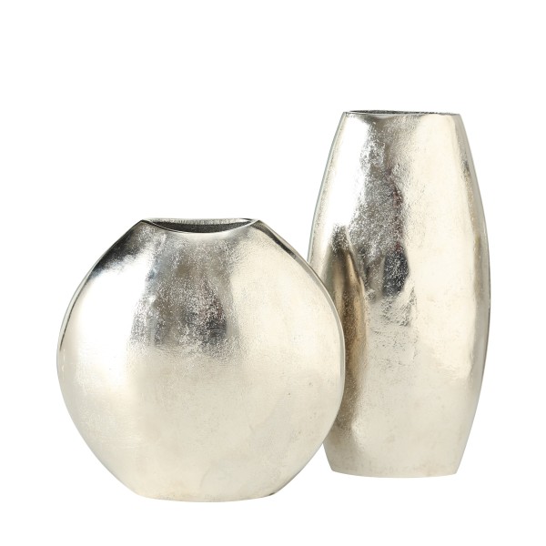 Deko-Vase aus Aluminium in zwei Ausführungen