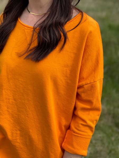 Basic Shirt COZY uni orange